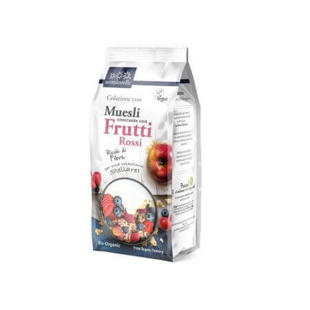 Musli crujiente ecológico con frutos rojos, 350 g, Sottolestelle