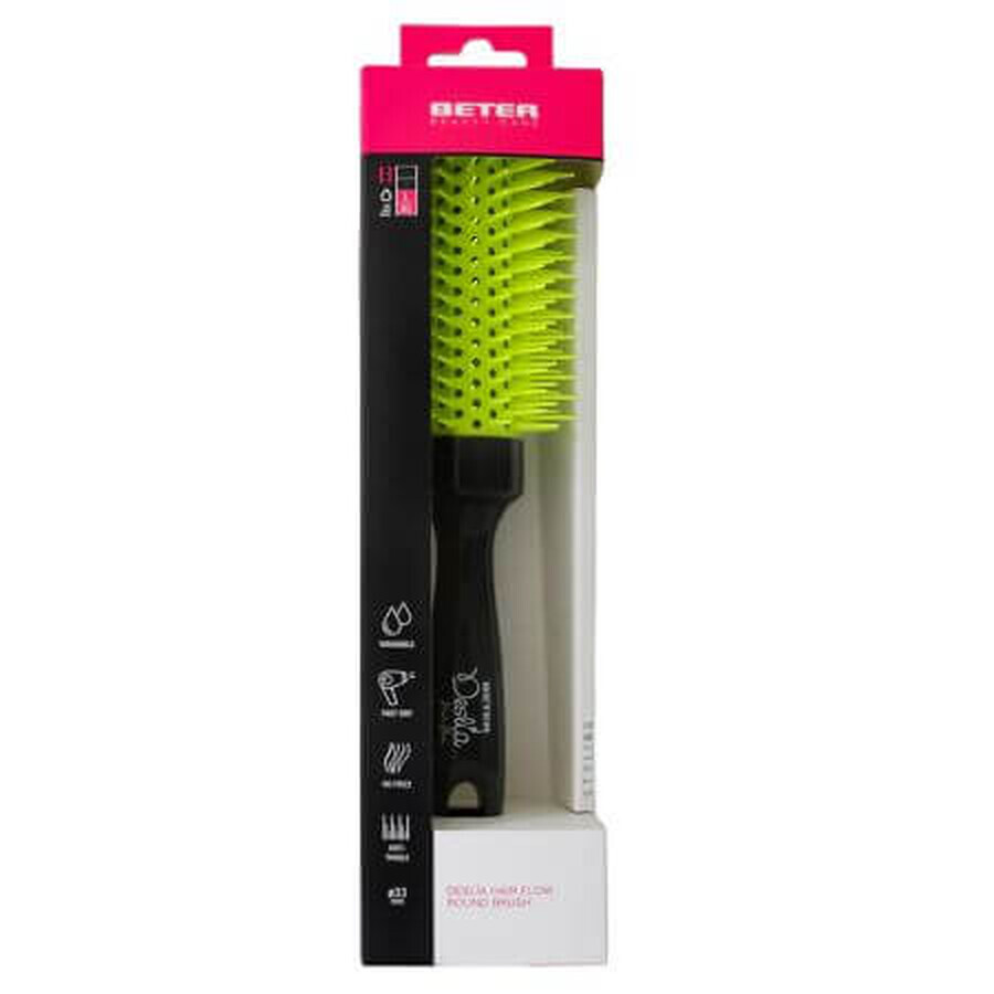 Deslia Hair Flow Spazzola rotonda, 33 mm, Beter