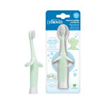 Cepillo de dientes infantil, verde menta, 0-3 años, Dr. Browns