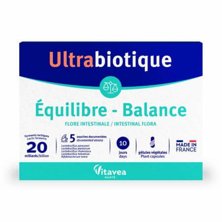 Probiotic Balance Ultrabiotic, 10 gélules, Vitavea Sante