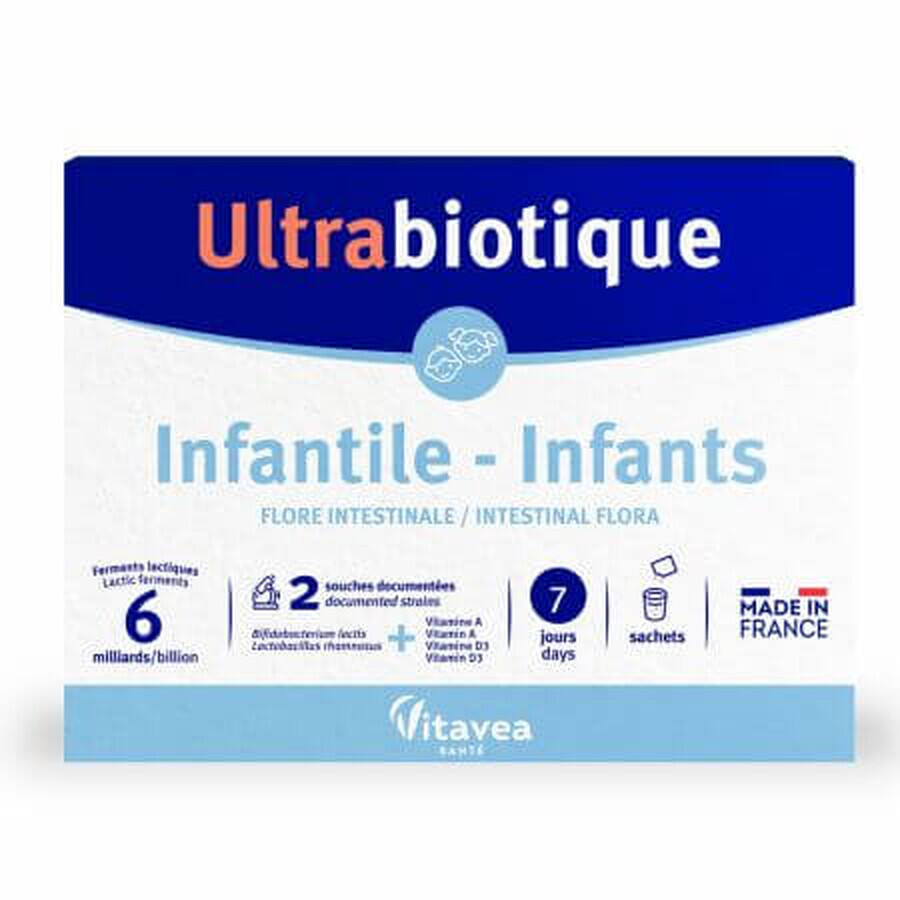 Ultrabiotique Probiótico Infantil, 7 sobres, Vitavea Sante