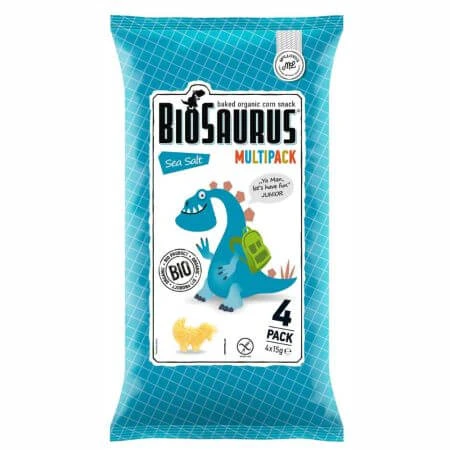 Organiczne ciastka ptysiowe z kukurydzą i solą morską, bezglutenowe, 4x15g, Mc Lloyds: ceny i cechy