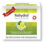 Rehydrol with Mint and Lemon flavour, 20+10 effervescent tablets, MBA Pharma