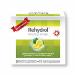 Rehydrol with Mint and Lemon flavour, 20+10 effervescent tablets, MBA Pharma