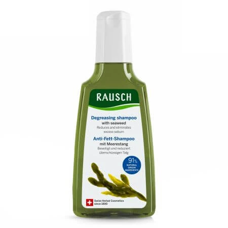 Shampoo für fettiges Haar mit Meeresalgen, 200ml, Rausch