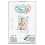 Scutece Bio tip chilot Jumbo  Maxi, Nr. 4, 7-18 kg, 60 bucati, Babyfit