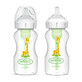 Juego de biberones Options Plus de cuello ancho, 3-6 meses, 270 ml, 2 piezas, Dise&#241;o, Dr. Browns