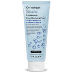 Oh-Refresh Espuma Limpiadora Suave con Sosa y Ácido Hialurónico, 180 ml, Orjena