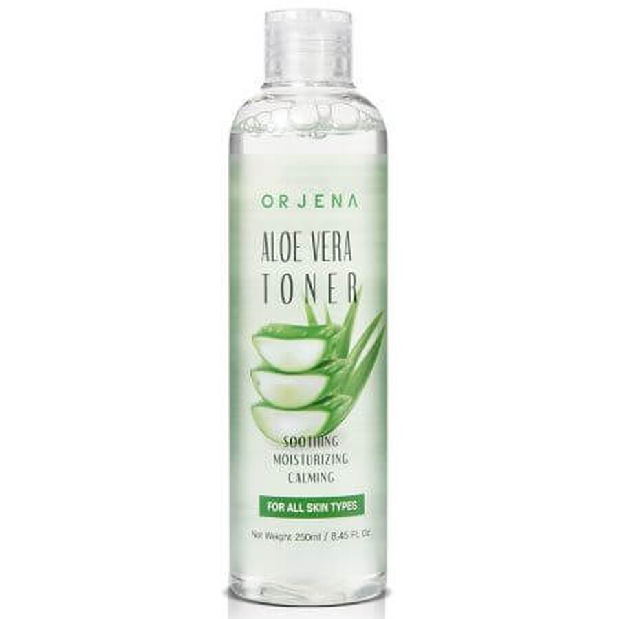 Toner hidratant cu Aloe Vera, 250 ml, Orjena