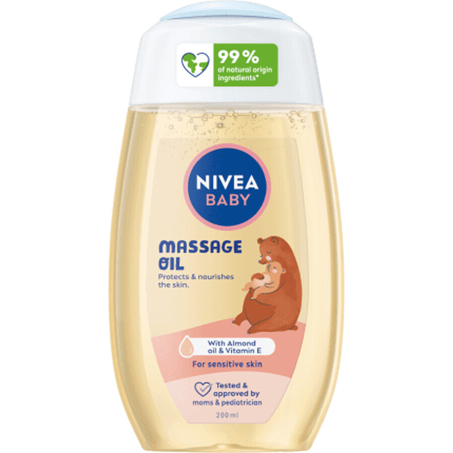 Ulei de masaj pentru bebelusi, 200 ml, Nivea Baby