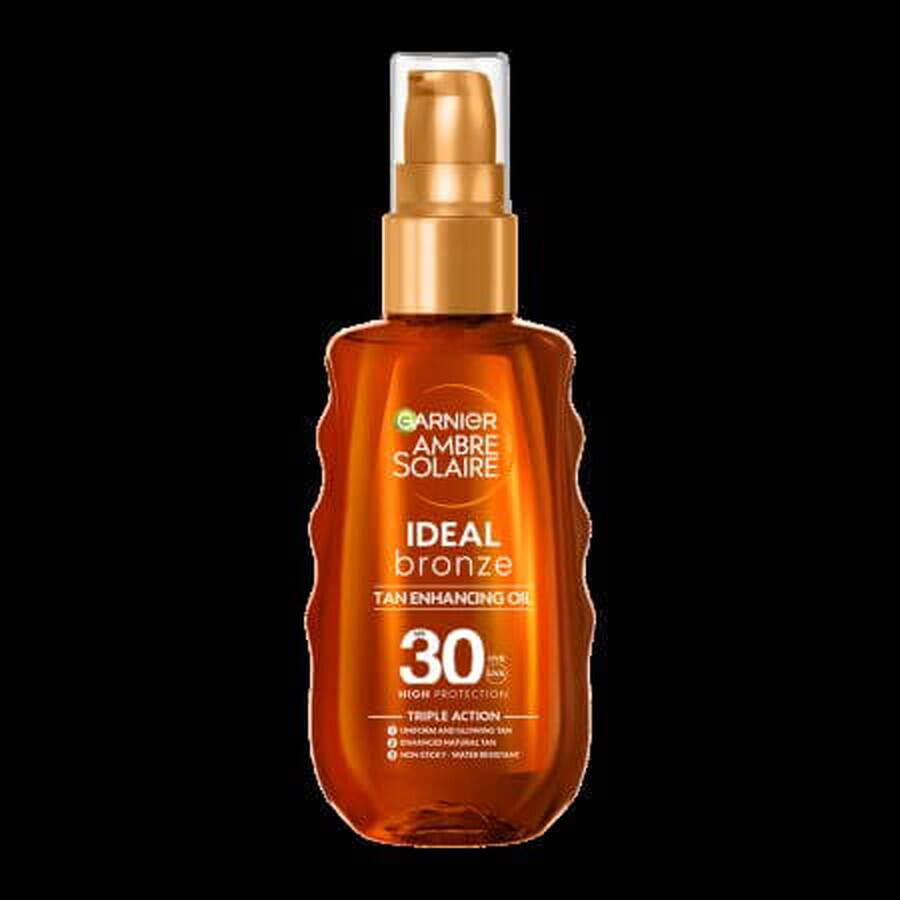 Ulei intensificator SPF 30 Ideal Bronze, 150ml, Garnier Ambre Solaire