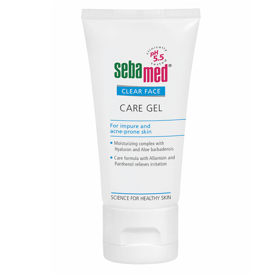 Gel dermatológico antiacné Clear Face, 50 ml, Sebamed