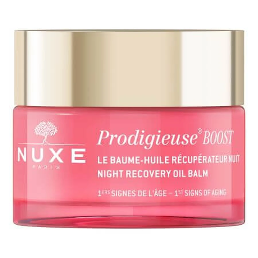 Balsam de noapte regenerator pentru toate tipurile de ten Prodigieuse Boost, 50 ml, Nuxe