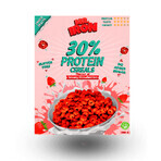 Cereales proteínicos con fresas y manzana, veganos, sin azúcar y sin gluten, 250 g, Mister Iron