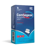 Combogesic, 500mg/150mg, 16 comprimidos recubiertos con película, Medochemie
