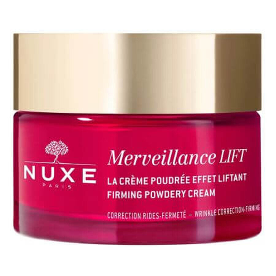 Polvo Merveillance Lift crema lifting para pieles normales-combinadas, 50 ml, Nuxe