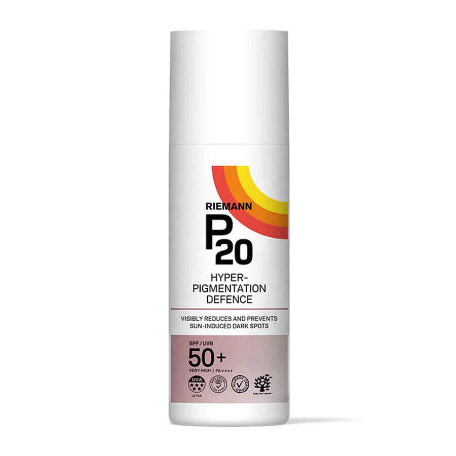 Sun Protection Face Cream SPF 50+ P20 Hyperpigmentation Defence, 50 ml, Riemann