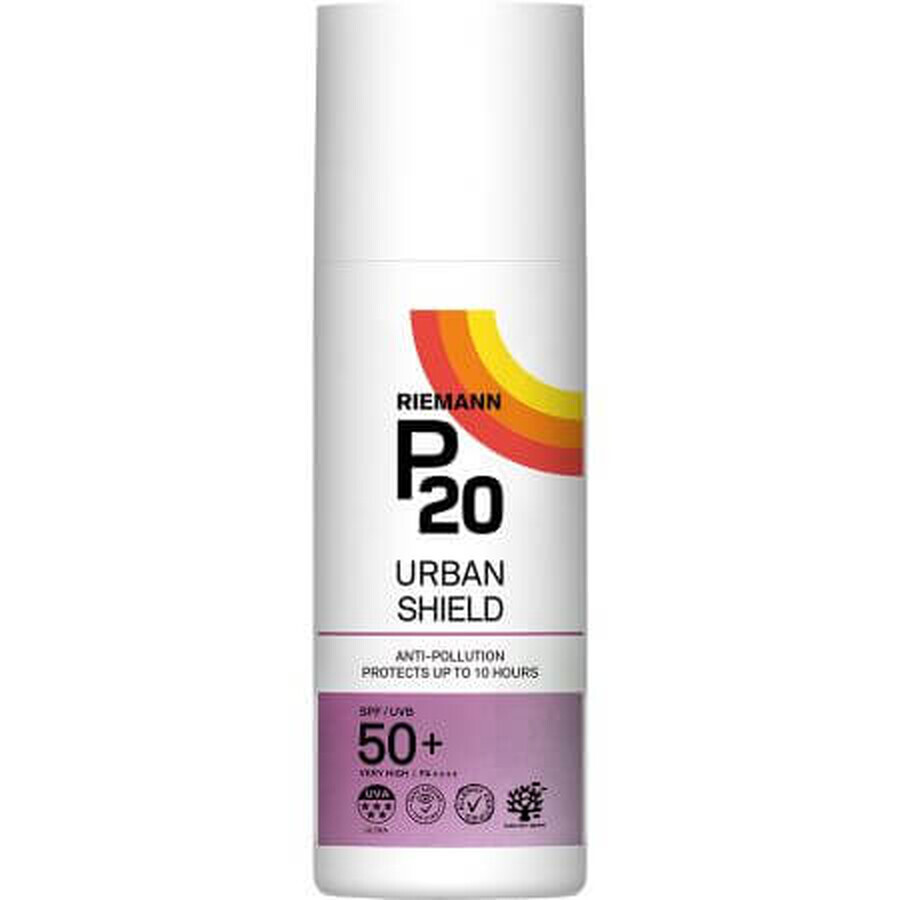 Urban Shield SPF 50+ P20 Gezichtscrème tegen de zon, 50 ml, Riemann