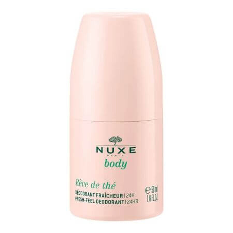 Revitaliserende 24H roll-on deodorant voor alle huidtypes Reve de The, 50 ml, Nuxe