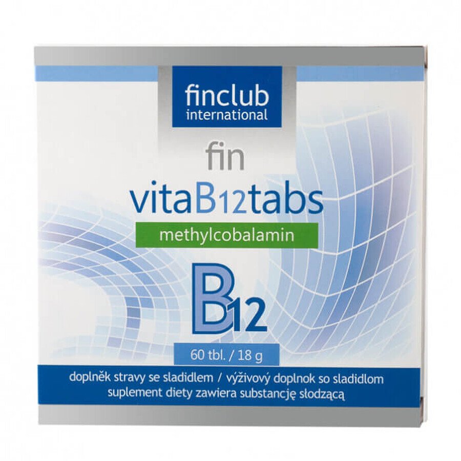 Fin VitaB12tabs, 60 comprimidos, Finclub