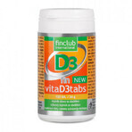 Fin VitaD3tabs, 4000IU, 120 comprimidos, Finclub