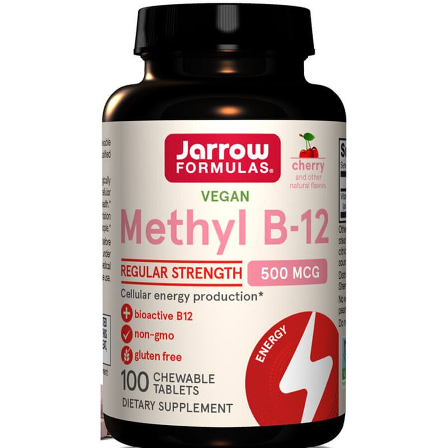 Metil B-12, 500 mcg, 100 comprimidos masticables, Secom