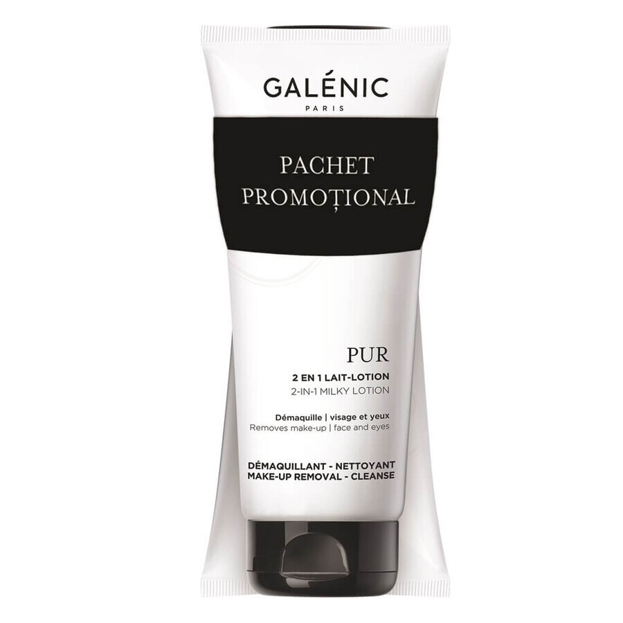 Leche limpiadora 2 en 1 para rostro y ojos 2x200 ml, Galenic