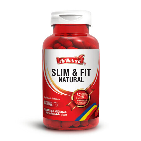 Slim&amp;Fit natural, 60 cápsulas, AdNatura