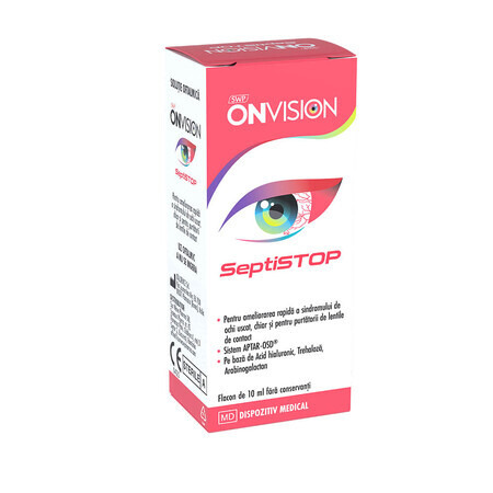 Onvision Septistop solución oftálmica lubricante, 10 ml, Sun Wave Pharma