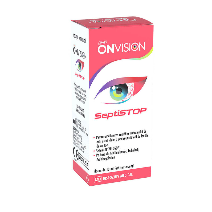 Onvision Septistop solución oftálmica lubricante, 10 ml, Sun Wave Pharma