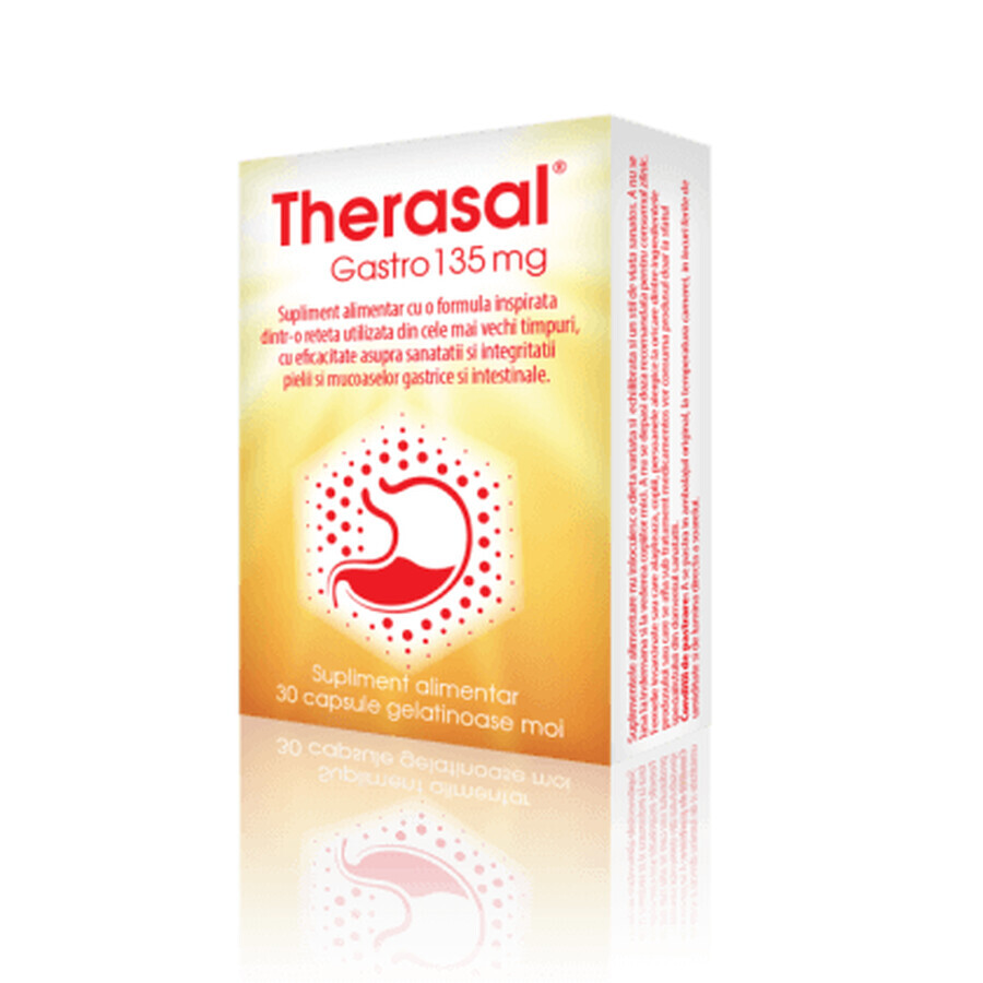 Integratore per la salute della pelle e della mucosa gastrica Therasal Gastro 135 mg, 30 capsule, Vedra