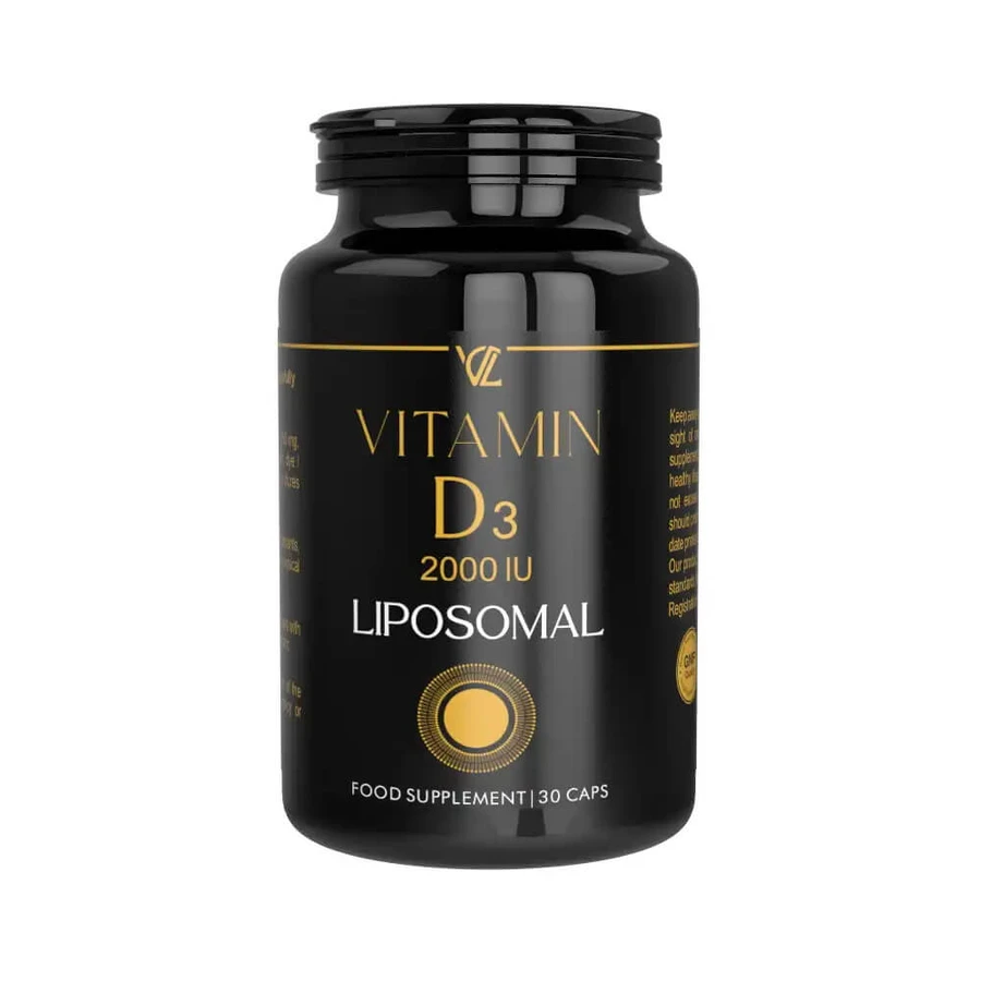Vitamina D3 liposomal, 2000 UI, 30 cápsulas vegetales, Vio Nutri Lab