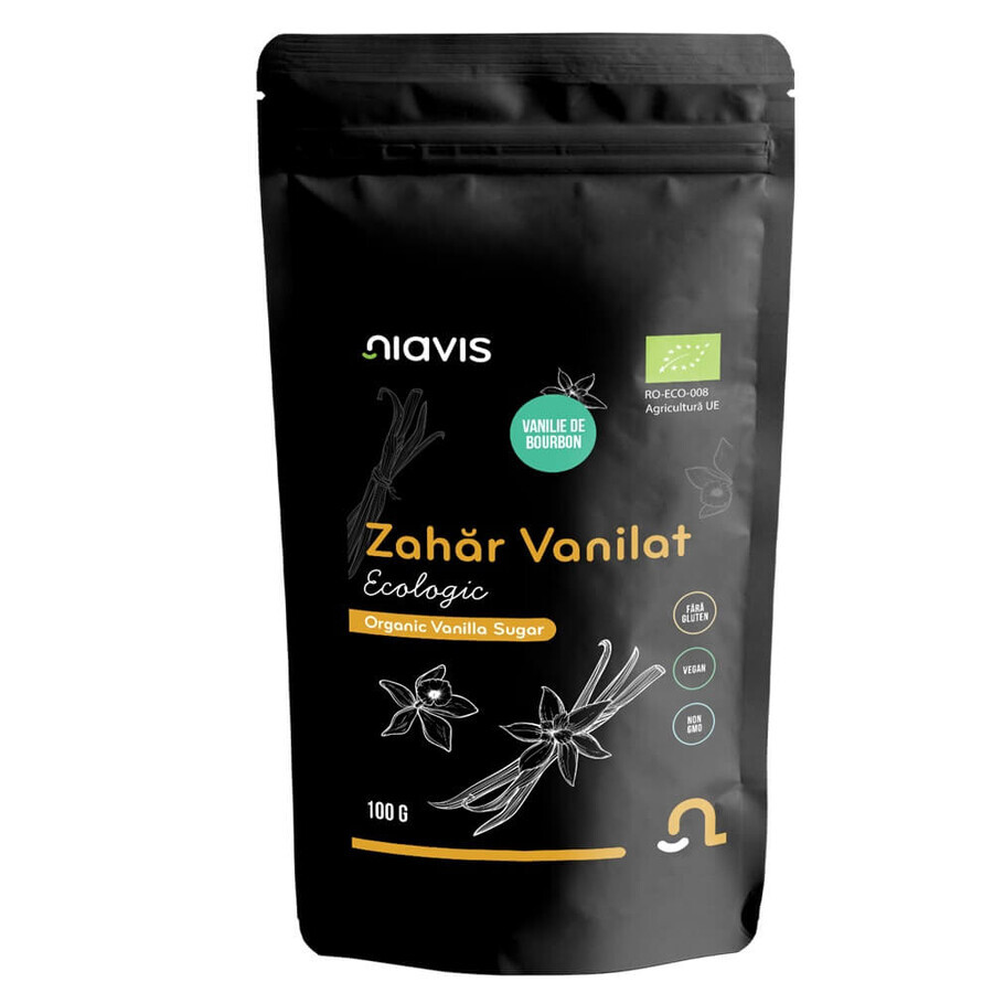 Sucre vanillé bio, 100 g, Niavis