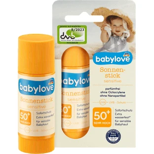 Babylove Baby Sonnenschutz Stick spf50+, 20 g