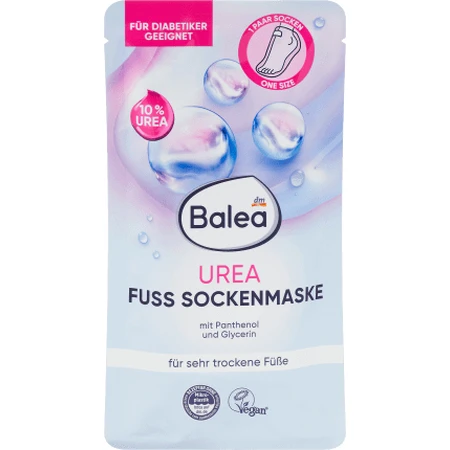 Balea Mascarilla para pies con urea, 2 uds.