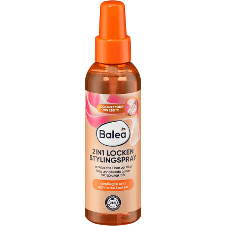 Balea Spray 2en1 para peinar rizos y proteger del calor, 150 ml