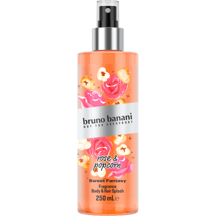 Bruno Banani Desodorante corporal bruma rosa&amp;palomitas, 250 ml