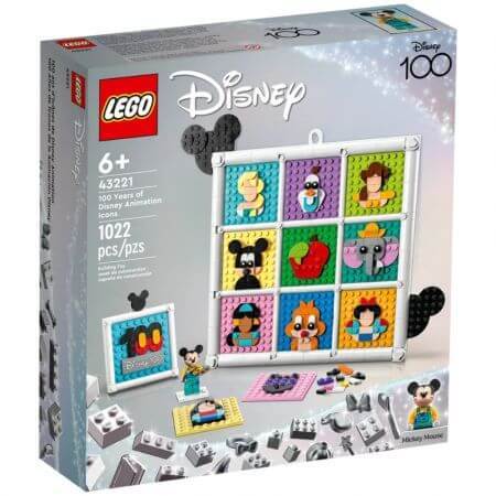 100 jaar iconische Disney animatiefiguren Lego Disney Classic, +6 jaar, 43221, Lego