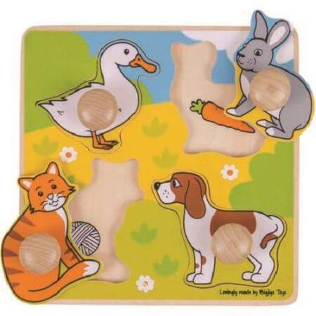 Puzzle de mascotas, BigJigs