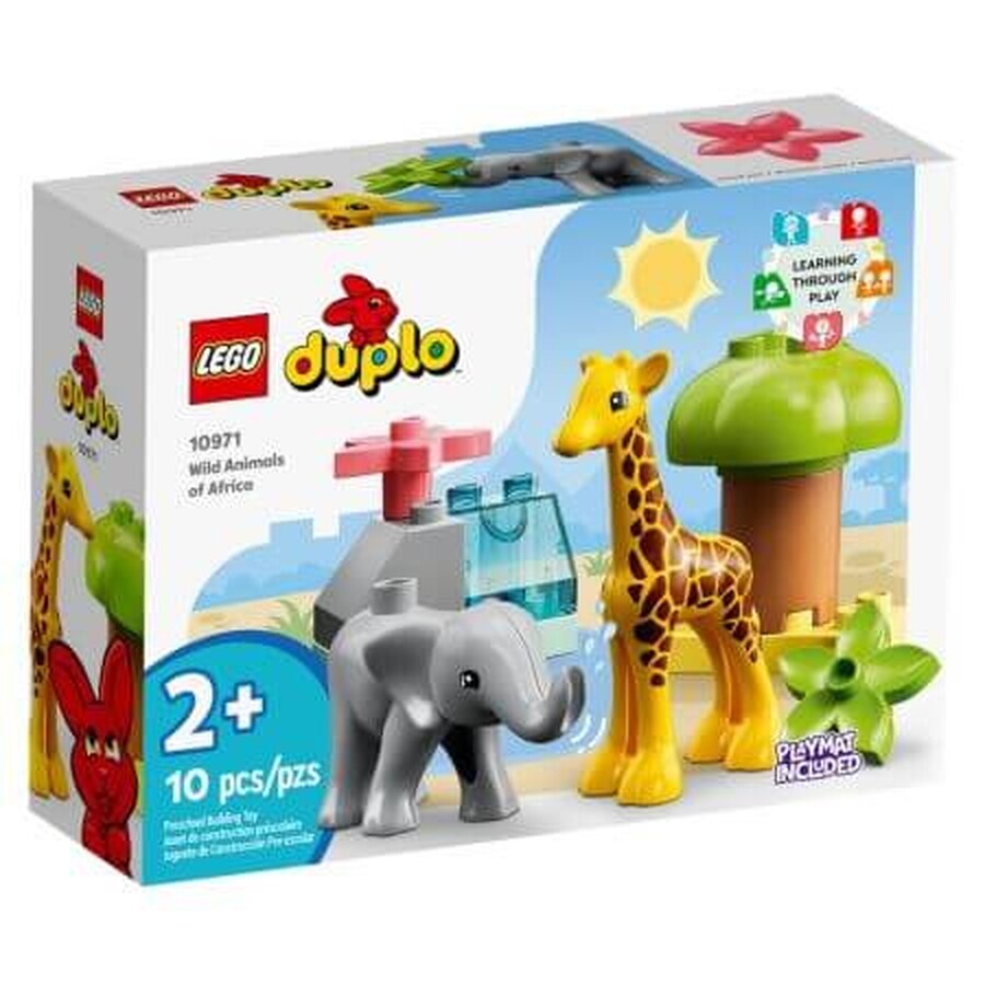 Animales salvajes de África Lego Duplo, +2 años, 10971, Lego