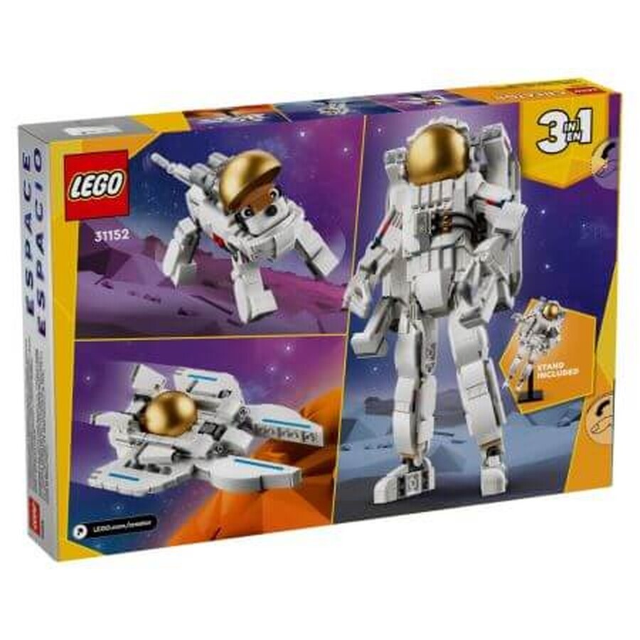 Astronauta, +9 anni, 31152, Lego Creator 3 in 1