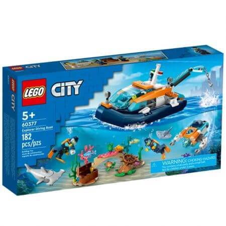 Verkenning duikboot, +5 jaar, 60377, Lego City