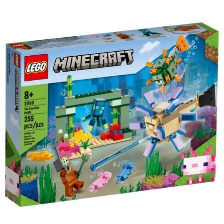 Lego Minecraft Battle of the Guardians, +8 ans, 21180, Lego