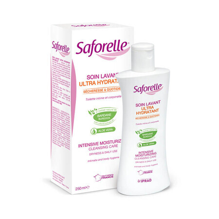 Gel igienă intimă și corporală ultrahidratant Saforelle, 250 ml, Laboratoarele Iprad