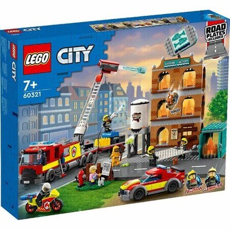 Lego City Bomberos, +7 años, 60321, Lego