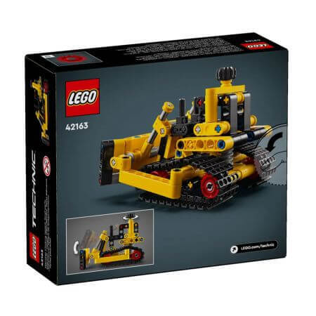 Grote bulldozer, 7 jaar+, 42163, Lego Technic