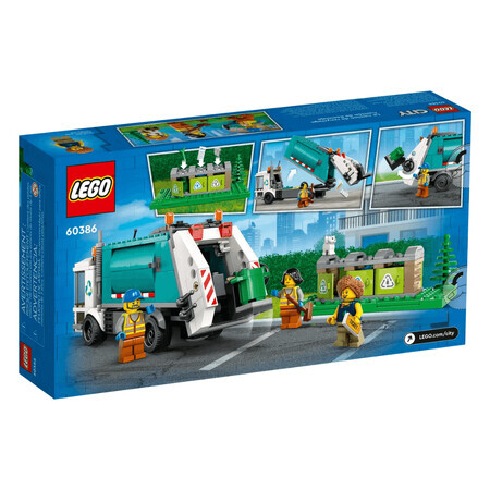 Lego City vuilniswagen, 5 jaar+, 60386, Lego