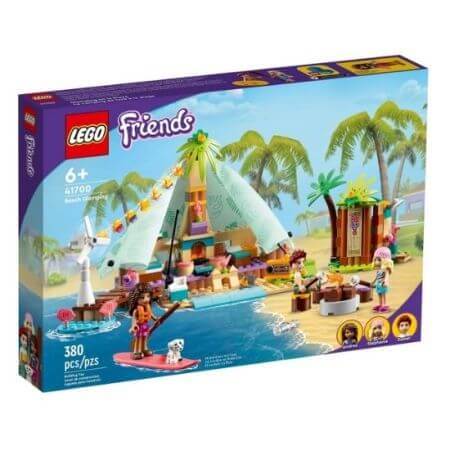 Lego Friends Camping de lujo en la playa, +6 años, 41700, Lego