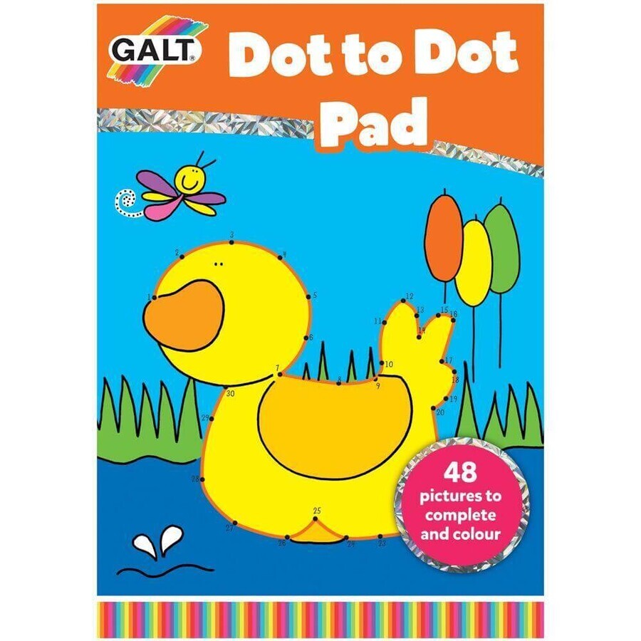 Livre de coloriage Dot to Dot, + 5 ans, Galt