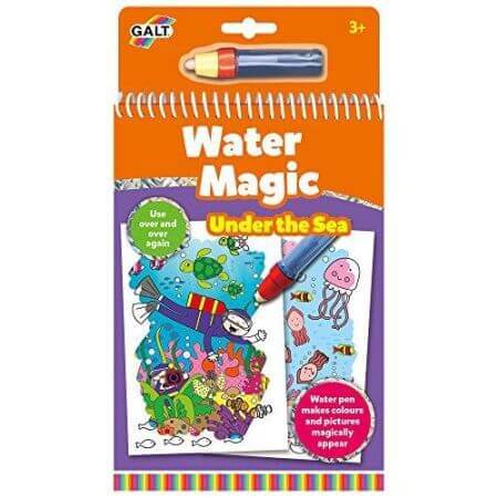 Libro para colorear Water Magic Aquatic World, Galt